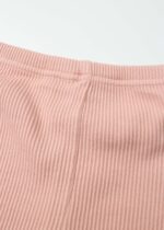 ⁦Kids Girl Striped Fabric Leggings⁩ - الصورة ⁦3⁩
