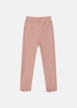 ⁦Kids Girl Striped Fabric Leggings⁩ - الصورة ⁦7⁩