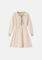 Kids Girl Knitted Fabric Short Dress
