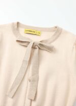 Kids Girl Knitted Fabric Short Dress - Image 2