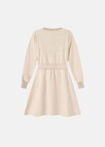 Kids Girl Knitted Fabric Short Dress - Image 8