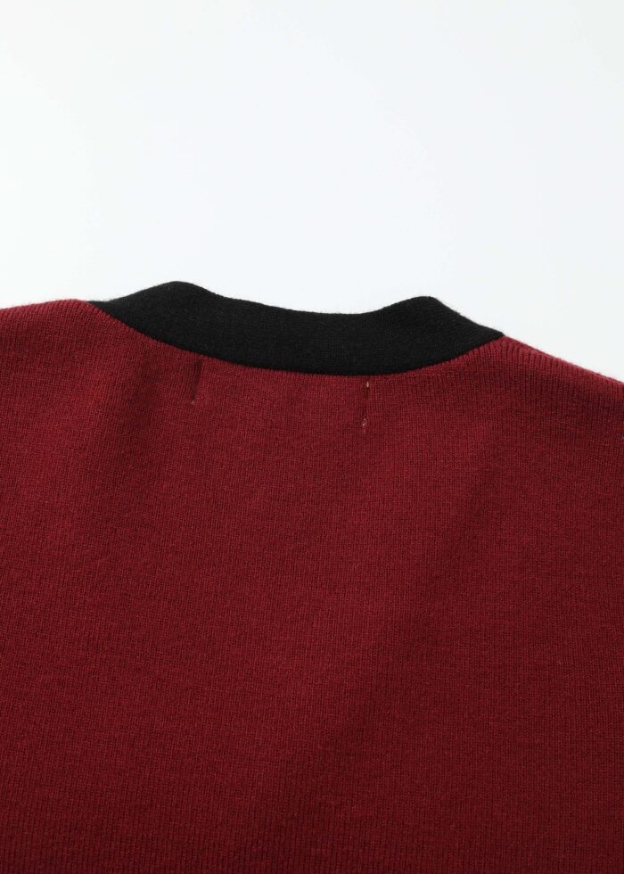 Kids Girl Knitted Fabric Short Dress - Image 7