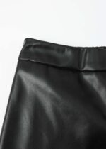 Kids Girl Leather Skirt-Short - Image 3