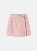 Kids Girl Knitted Fabric Skirt-Short