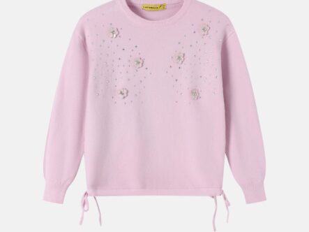 Kids Girl Flowers Decor Blouse