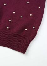 ⁦Kids Girl Strass Decor Blouse⁩ - الصورة ⁦4⁩