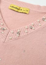 ⁦Kids Girl Strass Decor Top⁩ - الصورة ⁦3⁩