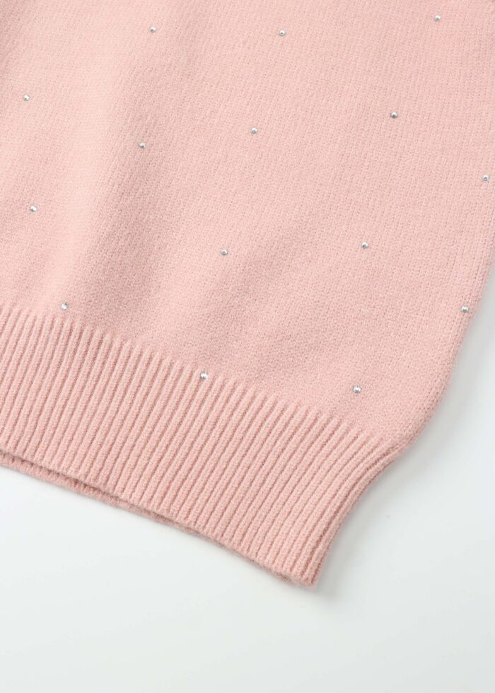 ⁦Kids Girl Strass Decor Top⁩ - الصورة ⁦4⁩