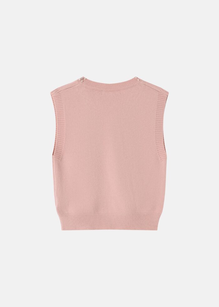⁦Kids Girl Strass Decor Top⁩ - الصورة ⁦7⁩