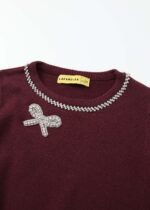 ⁦Kids Girl Bow Decor Blouse⁩ - الصورة ⁦2⁩