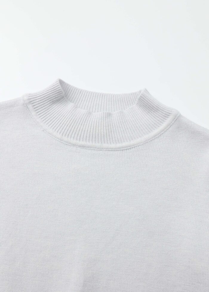 ⁦Kids Girl Knitted Plain Blouse⁩ - الصورة ⁦2⁩