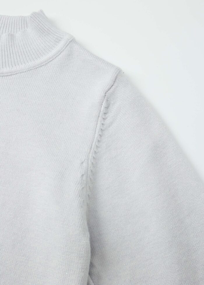 ⁦Kids Girl Knitted Plain Blouse⁩ - الصورة ⁦3⁩
