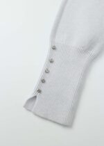 ⁦Kids Girl Knitted Plain Blouse⁩ - الصورة ⁦5⁩