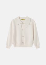 Kids Girl Buttons Decor Blouse