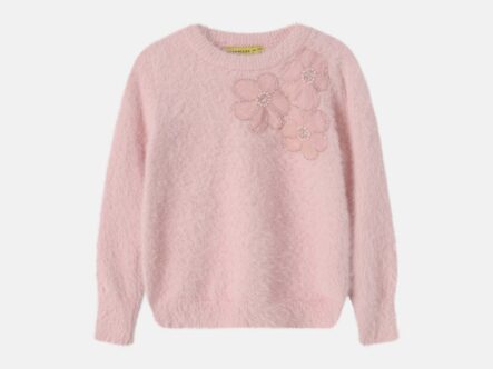 Kids Girl Hairy Knitted Blouse
