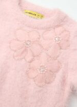 ⁦Kids Girl Hairy Knitted Blouse⁩ - الصورة ⁦3⁩