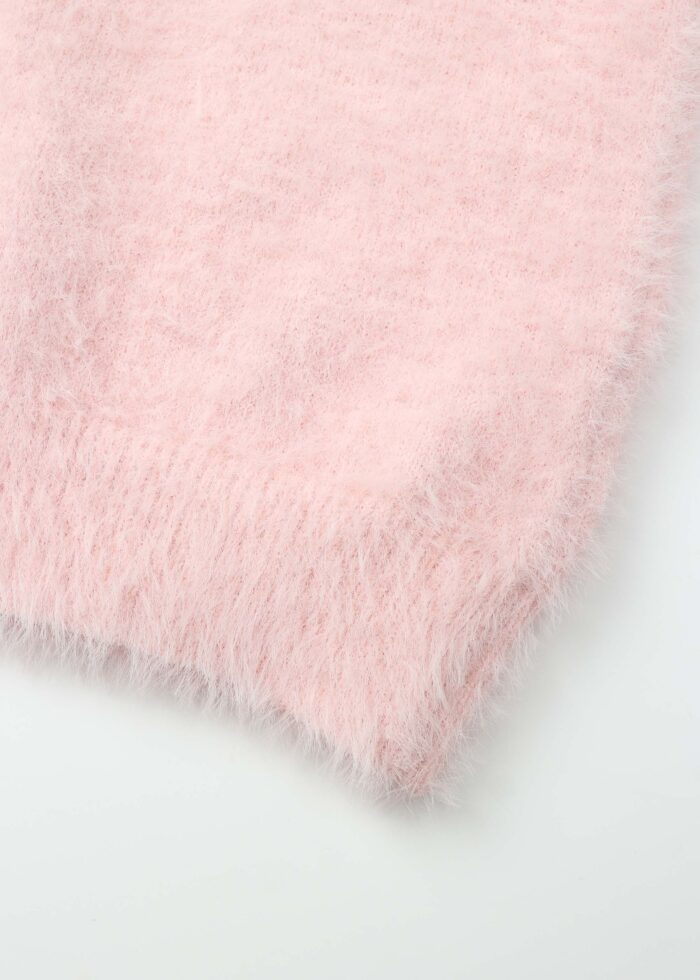 ⁦Kids Girl Hairy Knitted Blouse⁩ - الصورة ⁦4⁩
