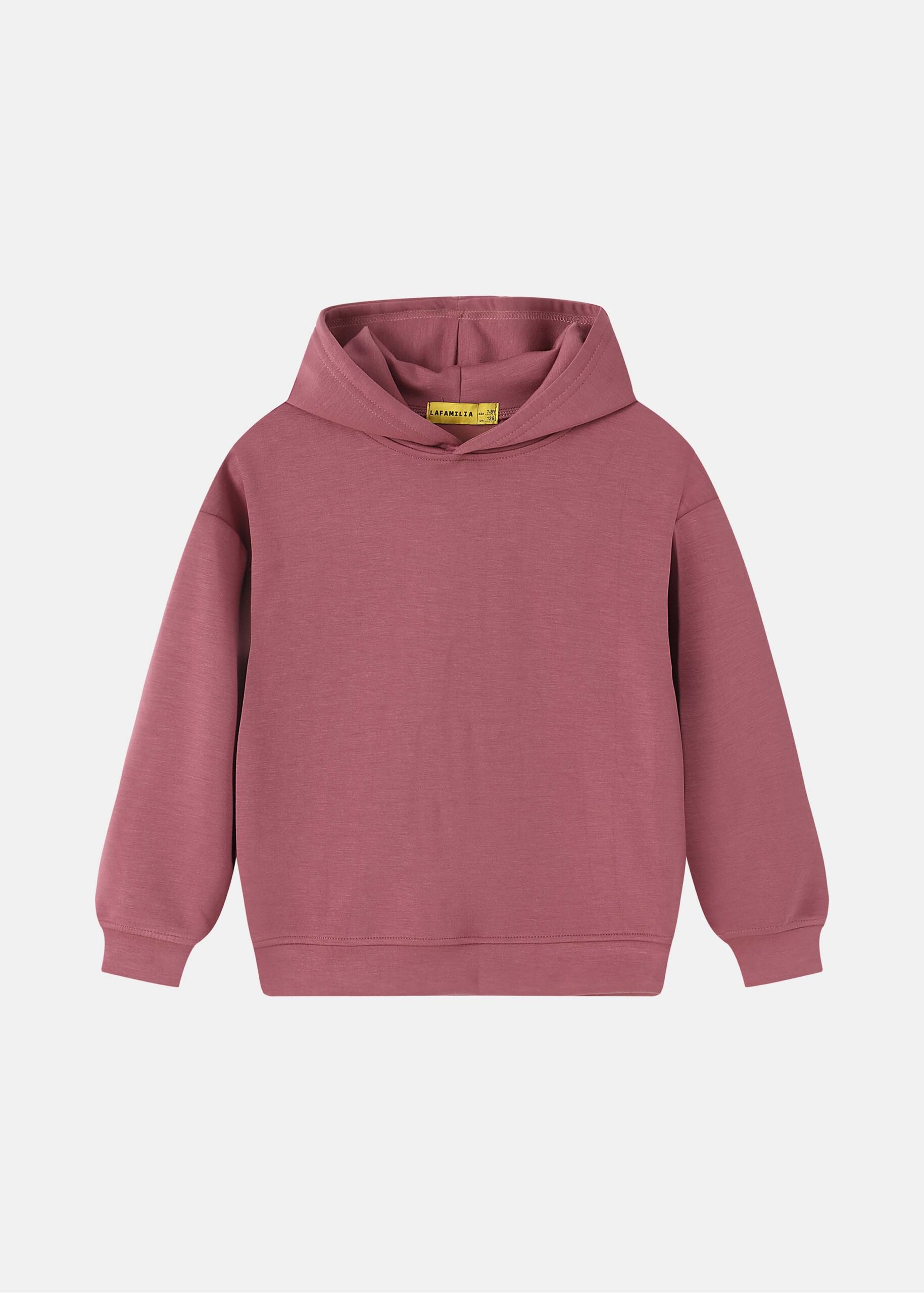 6225416011815-a هودي أطفال بناتي سادة - الصورة 1