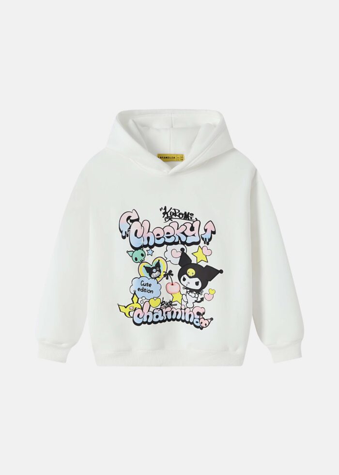 Kids Girl "Kuromi" Hoodie - Image 1