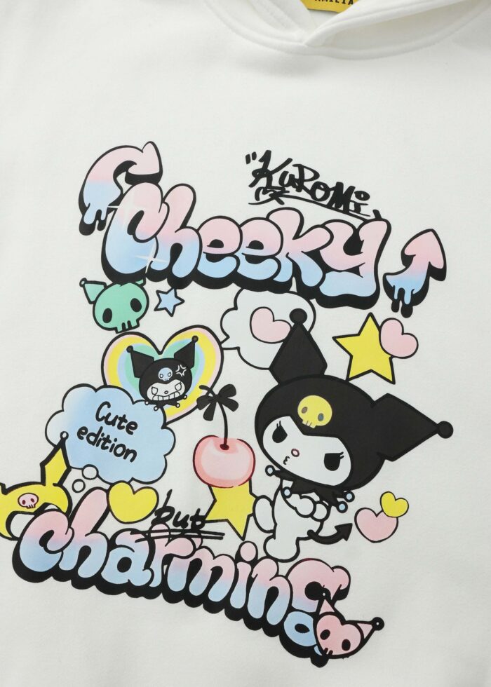 Kids Girl "Kuromi" Hoodie - Image 3