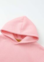 ⁦Kids Girl Plain Hoodie⁩ - الصورة ⁦2⁩
