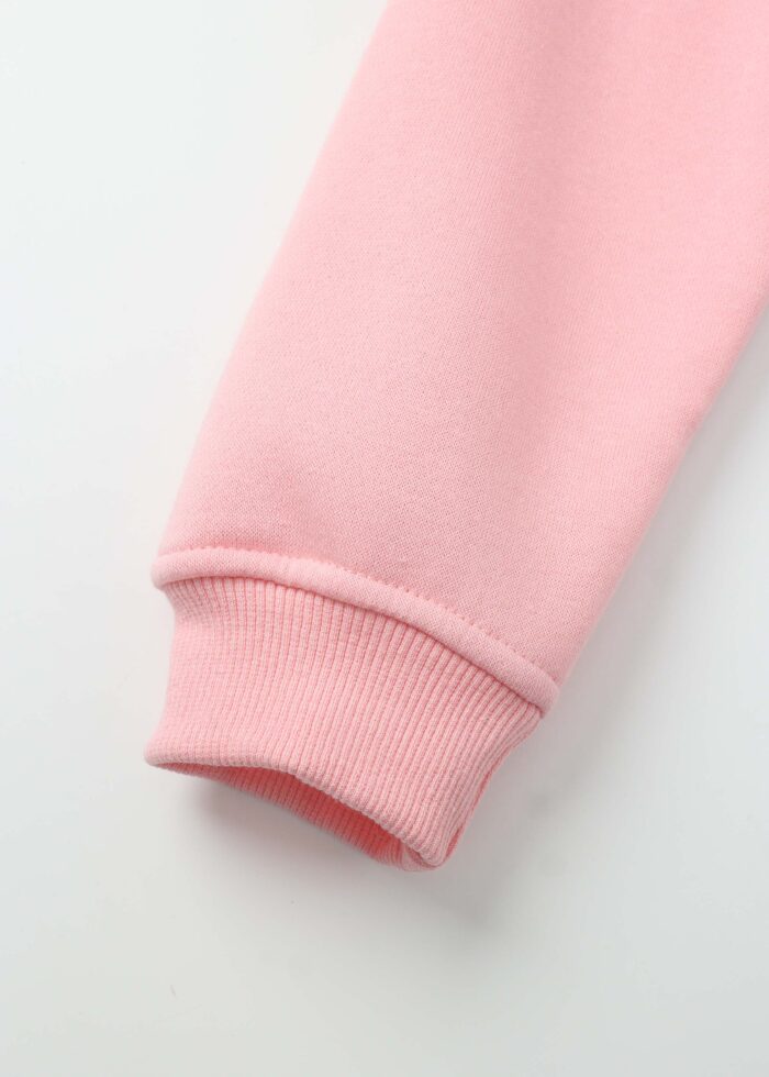 ⁦Kids Girl Plain Hoodie⁩ - الصورة ⁦5⁩