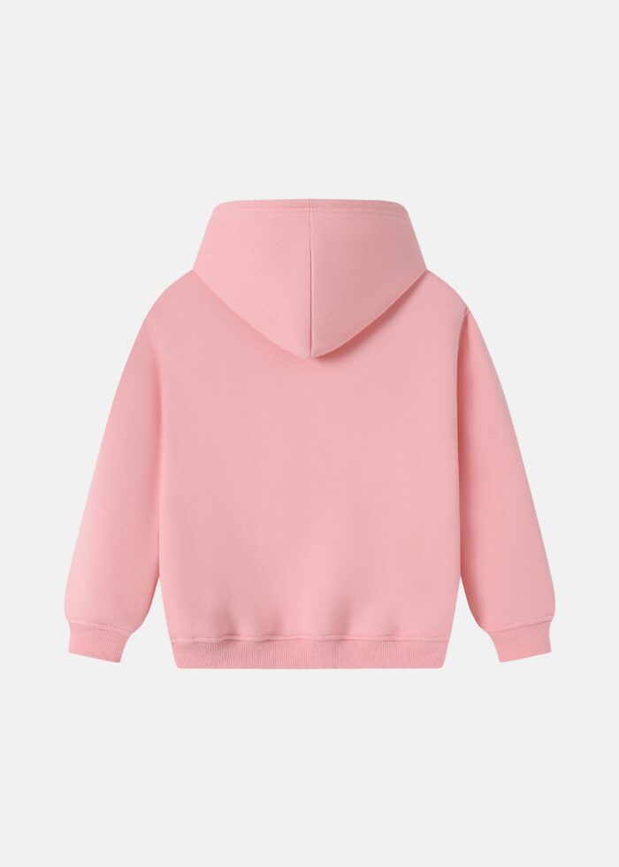 ⁦Kids Girl Plain Hoodie⁩ - الصورة ⁦6⁩