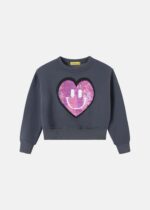 Kids Girl Two-Way Sequin Embroidery Design Blouse