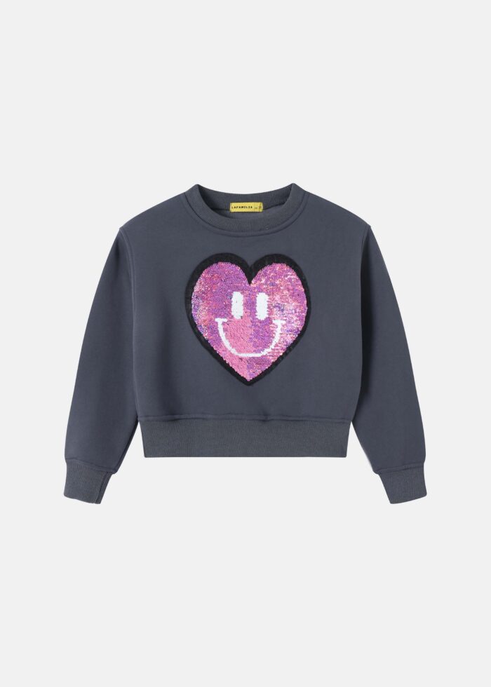⁦Kids Girl Two-Way Sequin Embroidery Design Blouse⁩ - الصورة ⁦1⁩