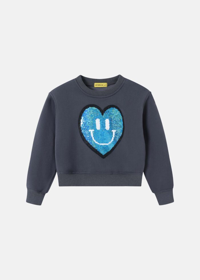⁦Kids Girl Two-Way Sequin Embroidery Design Blouse⁩ - الصورة ⁦2⁩