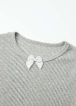 ⁦Kids Girl Striped Fabric Blouse⁩ - الصورة ⁦2⁩