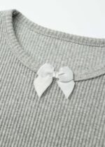 ⁦Kids Girl Striped Fabric Blouse⁩ - الصورة ⁦3⁩