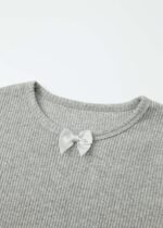 ⁦Kids Girl Striped Fabric Blouse⁩ - الصورة ⁦2⁩