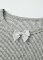 ⁦Kids Girl Striped Fabric Blouse⁩ - الصورة ⁦3⁩