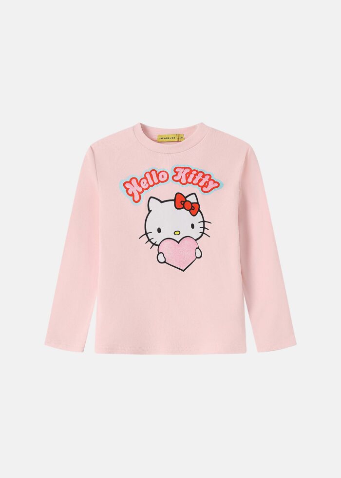 Kids Girl "Hello Kitty" Two-Pieces Pajama - Image 2