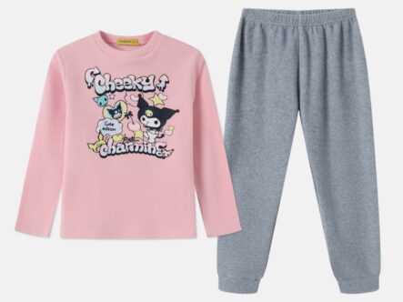 بيجامة أطفال بناتي قطعتين "Kuromi"