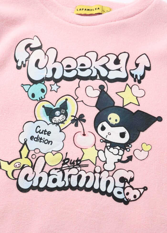 ⁦Kids Girl "Kuromi" Two-Pieces Pajama⁩ - الصورة ⁦3⁩
