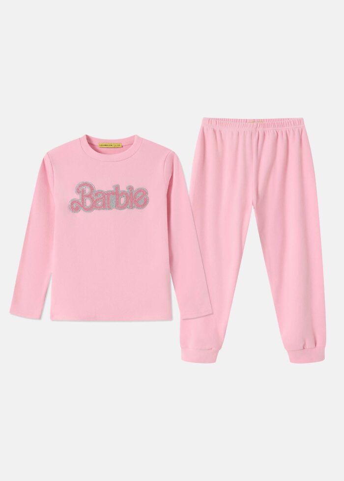 ⁦Kids Girl "Barbie" Two-Pieces Pajama⁩ - الصورة ⁦1⁩
