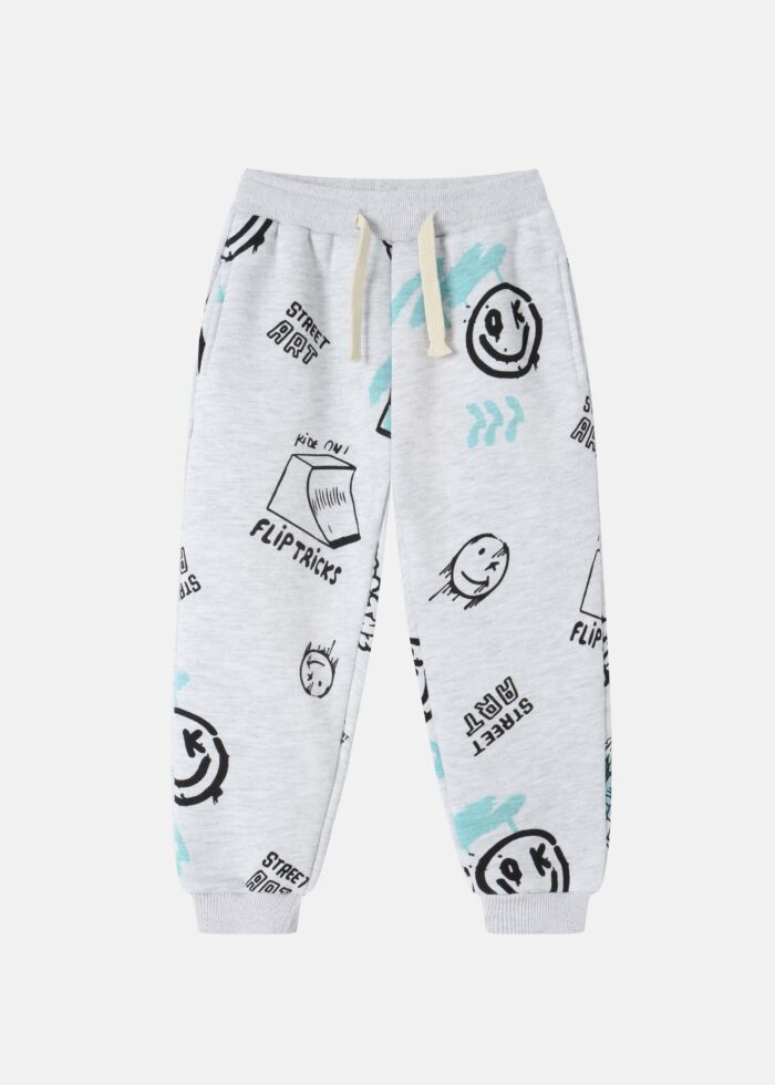 ⁦Baby Boy Drawings Printed Sport Trouser⁩ - الصورة ⁦1⁩