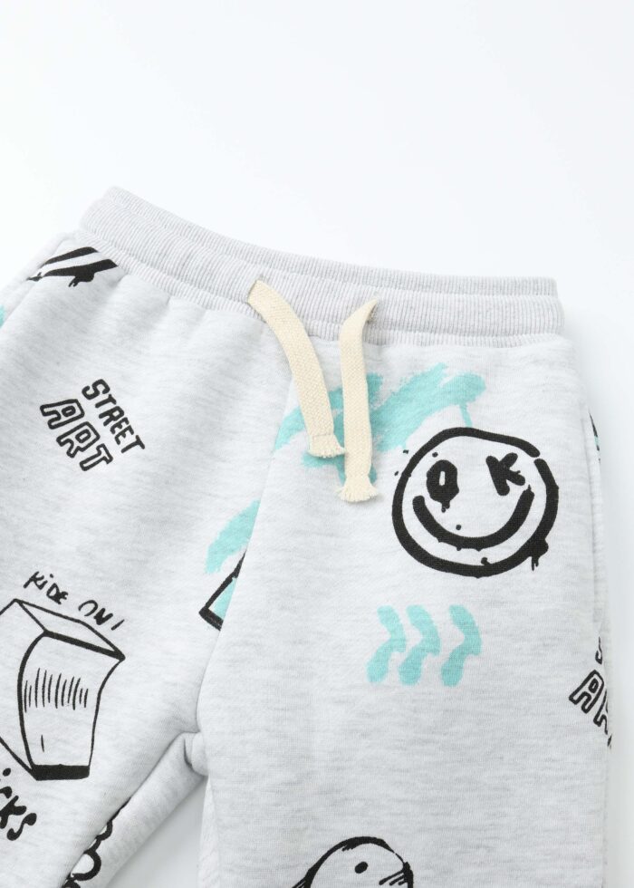⁦Baby Boy Drawings Printed Sport Trouser⁩ - الصورة ⁦2⁩