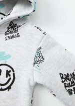 ⁦Baby Boy Drawings Printed Hoodie⁩ - الصورة ⁦5⁩