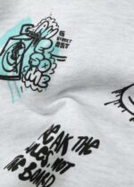 ⁦Baby Boy Drawings Printed Hoodie⁩ - الصورة ⁦7⁩