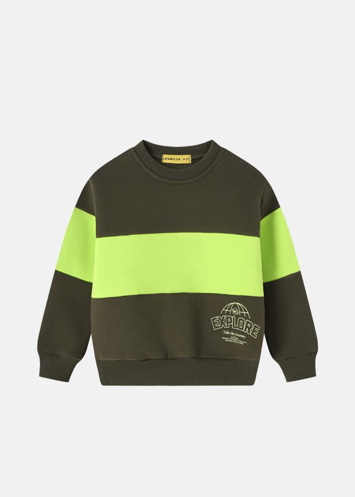 ⁦Baby Boy Color-Block Blouse⁩ - الصورة ⁦1⁩