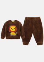 Baby Boy Lion Printed Two-Pieces Pajama
