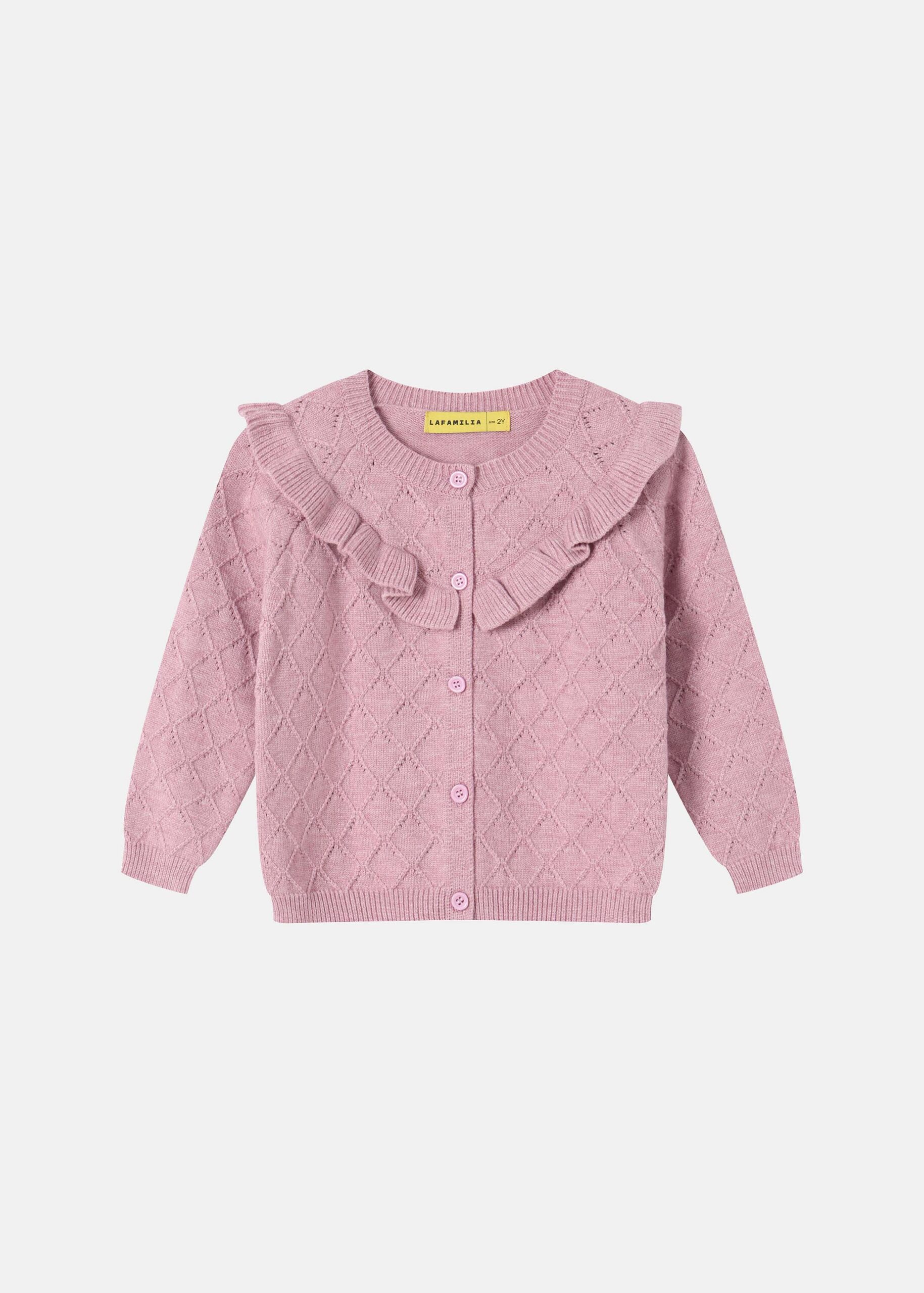 6225603021015-a Baby Girl Patterned Jacket - Image 1