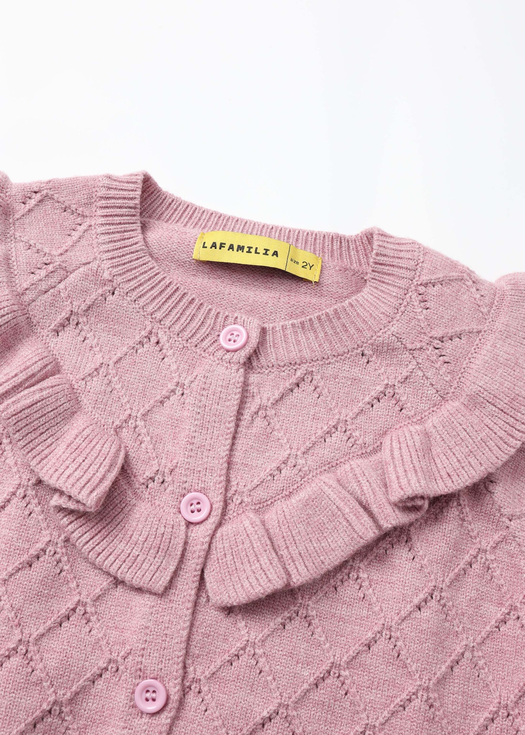 6225603021015-b Baby Girl Patterned Jacket - Image 2