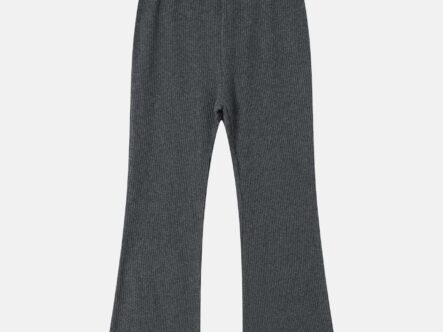 Baby Girl Striped Boot-Cut Trouser