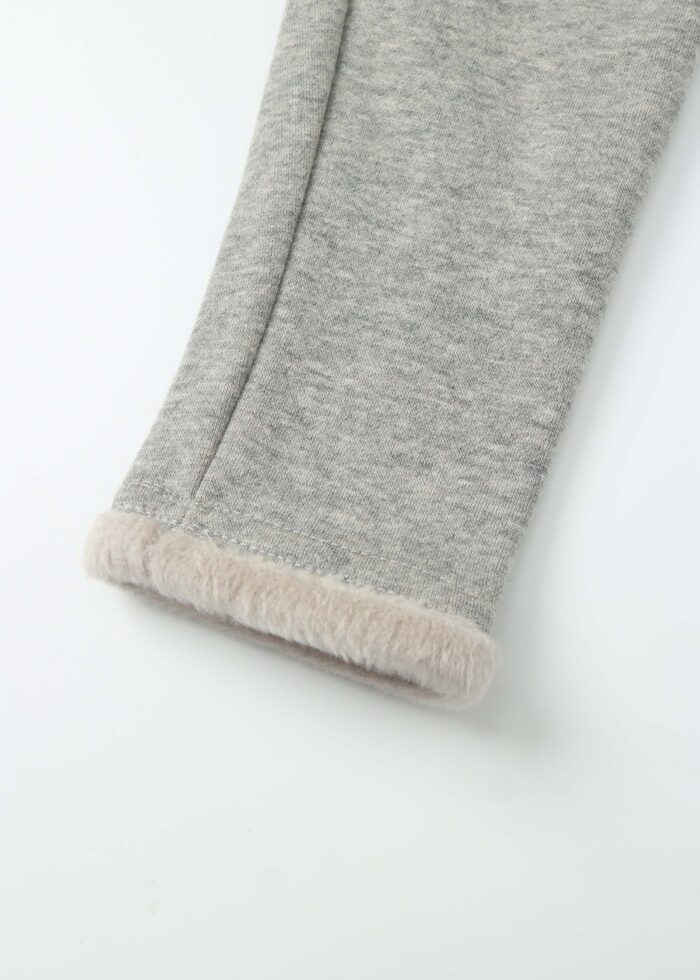 ⁦Baby Girl Fur-Lined Leggings⁩ - الصورة ⁦4⁩