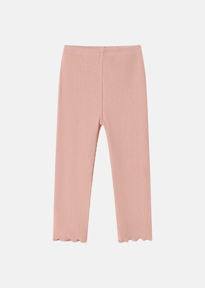 ⁦Baby Girl Striped Fabric Leggings⁩ - الصورة ⁦1⁩