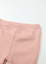 ⁦Baby Girl Striped Fabric Leggings⁩ - الصورة ⁦2⁩